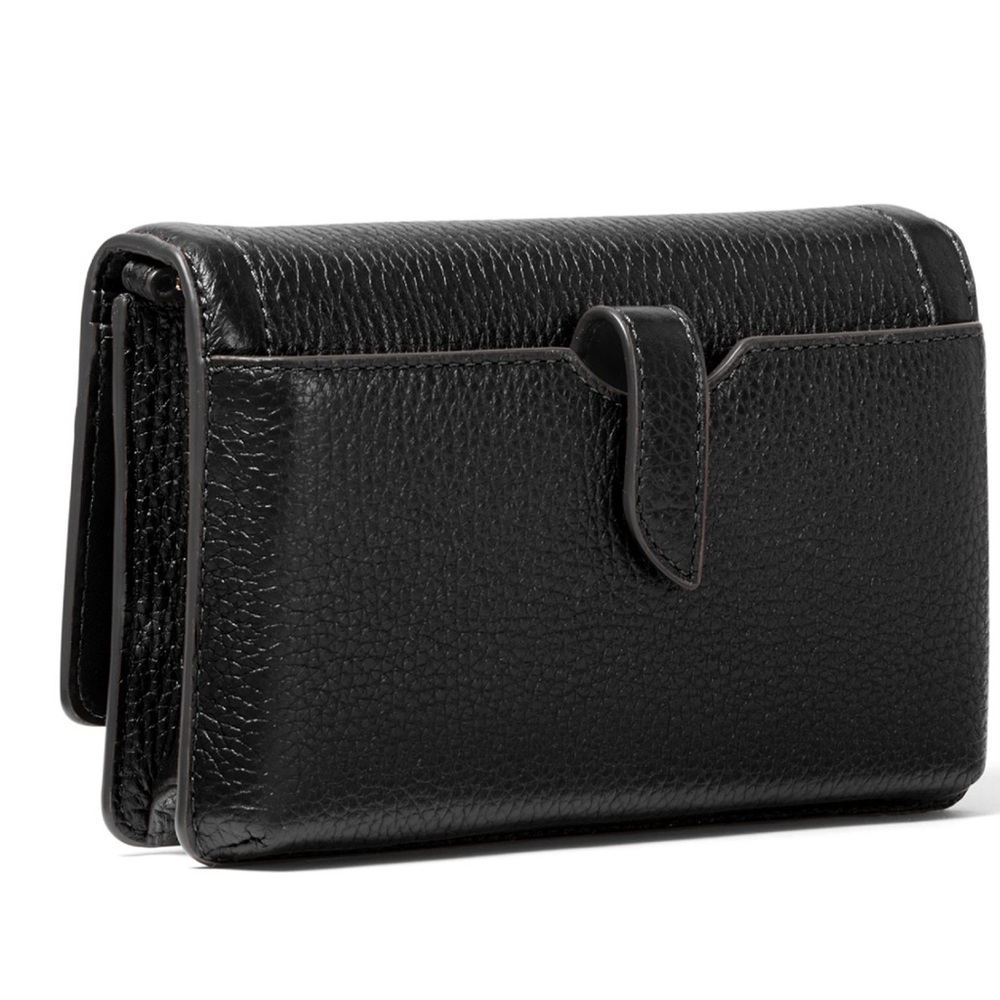 MICHAEL KORS Jet Set Small Pebbled Leather Smartphone Convertible Crossbody - Picture 3 of 9